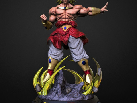 Broly Dragon Ball Z Modello di stampa 3D
