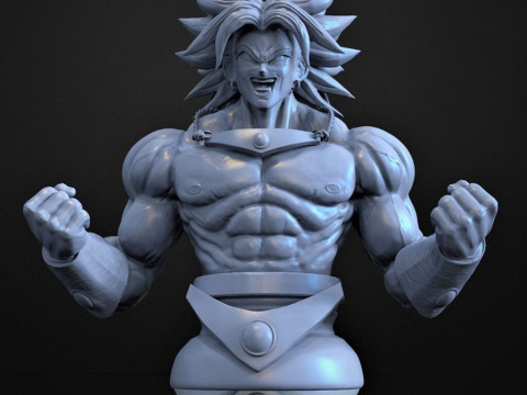 Broly Dragon Ball Z Modello di stampa 3D