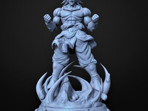 Broly Dragon Ball Z Modello di stampa 3D
