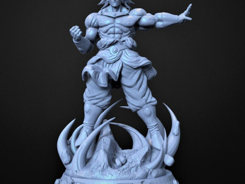 Broly Dragon Ball Z Modello di stampa 3D