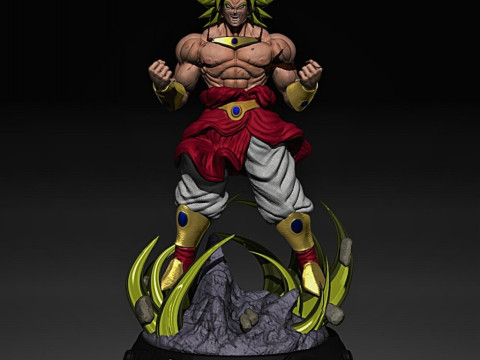Broly Dragon Ball Z Modello di stampa 3D