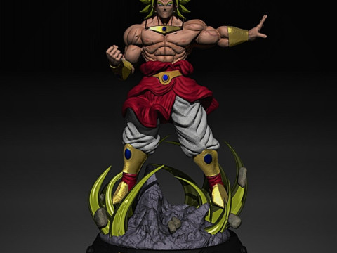 Broly Dragon Ball Z Modello di stampa 3D