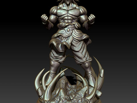 Broly Dragon Ball Z Modello di stampa 3D