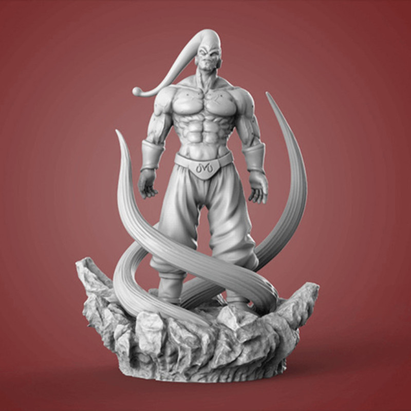 Super Buu Dragon Ball Z Modello di stampa 3D .c4d .max .obj .3ds .fbx .stl .blend
