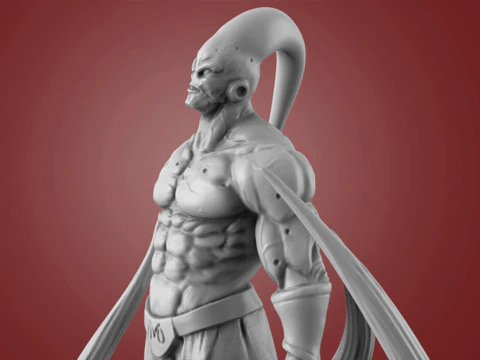 Super Buu Dragon Ball Z 3D Print Model