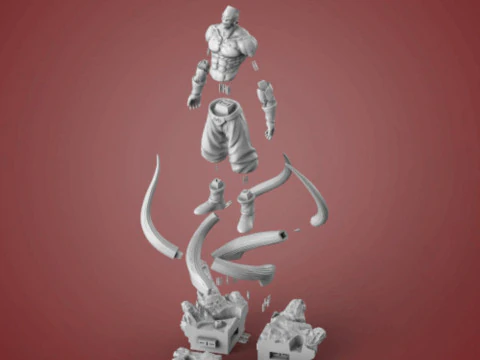 Super Buu Dragon Ball Z 3D Print Model