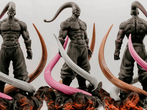 Super Buu Dragon Ball Z 3D Print Model