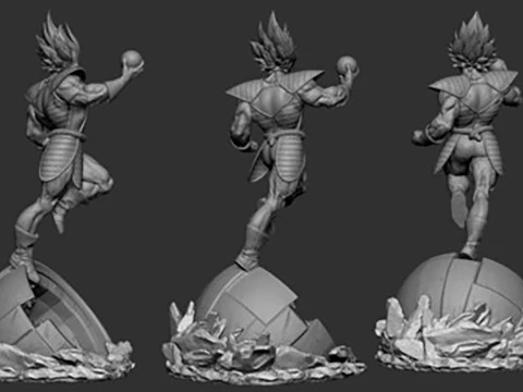 Vegeta Dragon Ball Z 3D Print Model