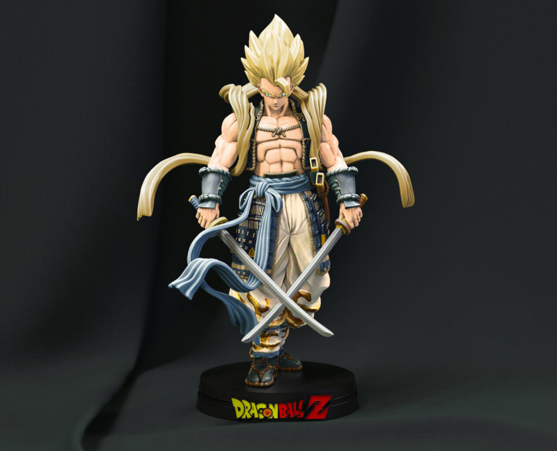 Gogeta Shogun 3Dプリントモデル .c4d .max .obj .3ds .fbx .stl .blend