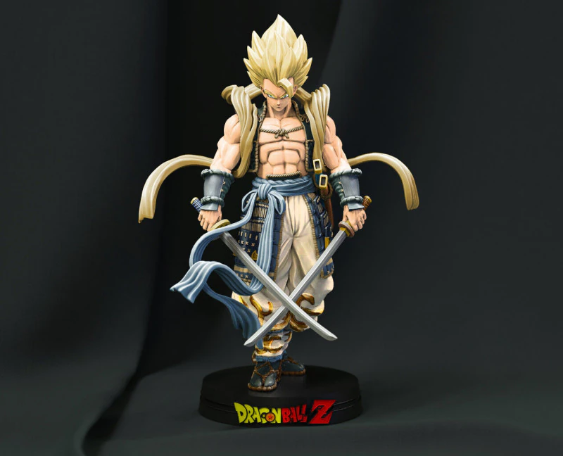 Gogeta Shogun 3D Print Model .c4d .max .obj .3ds .fbx .stl .blend