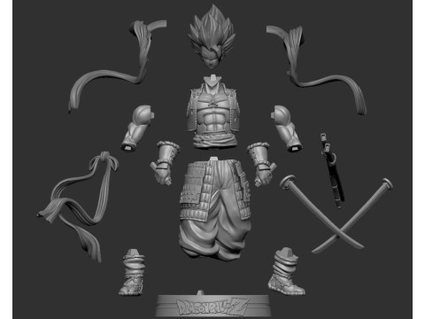 Gogeta Shogun 3Dプリントモデル