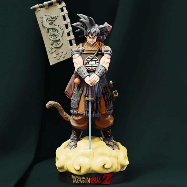 Son Goku Shogun 3D Print Model .c4d .max .obj .3ds .fbx .stl .blend 