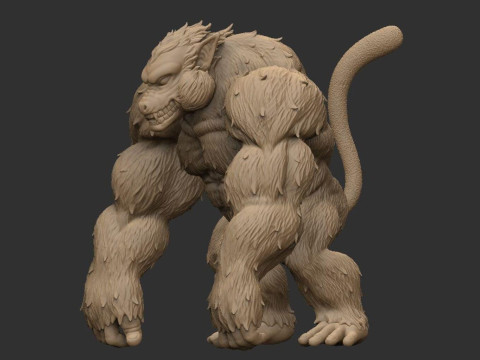 Oozaru Goku From Dragon Ball Z Modello di stampa 3D