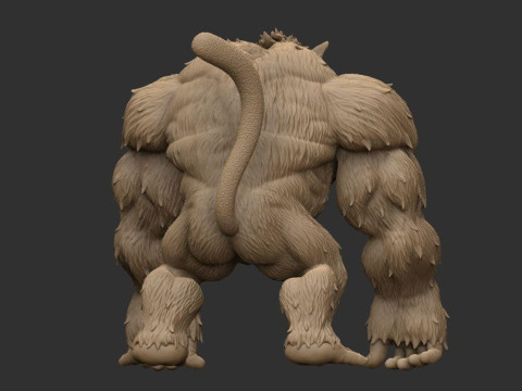 Oozaru Goku From Dragon Ball Z Modello di stampa 3D