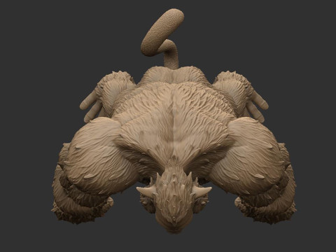 Oozaru Goku From Dragon Ball Z Modello di stampa 3D
