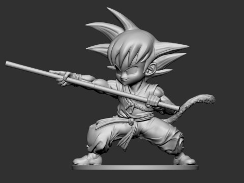 Child Son Goku 3D Print Model