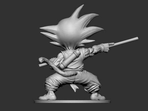 Child Son Goku 3D Print Model