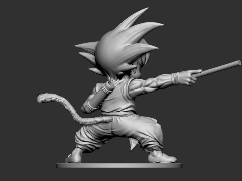 Child Son Goku 3D Print Model