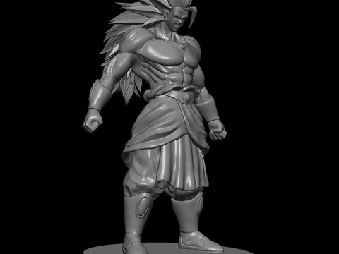 Broly - Dragon Ball Z Modello di stampa 3D