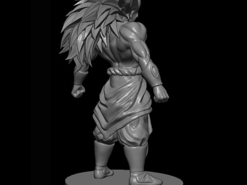Broly - Dragon Ball Z Modello di stampa 3D