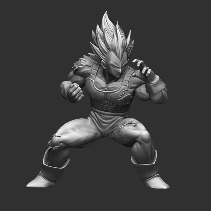 Vegeta – Dragon Ball Z 3D Druckmodell .c4d .max .obj .3ds .fbx .stl .blend 