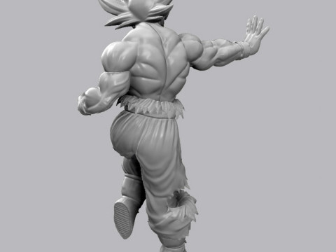 Goku Ultra Instinct 3D Modello di stampa 3D