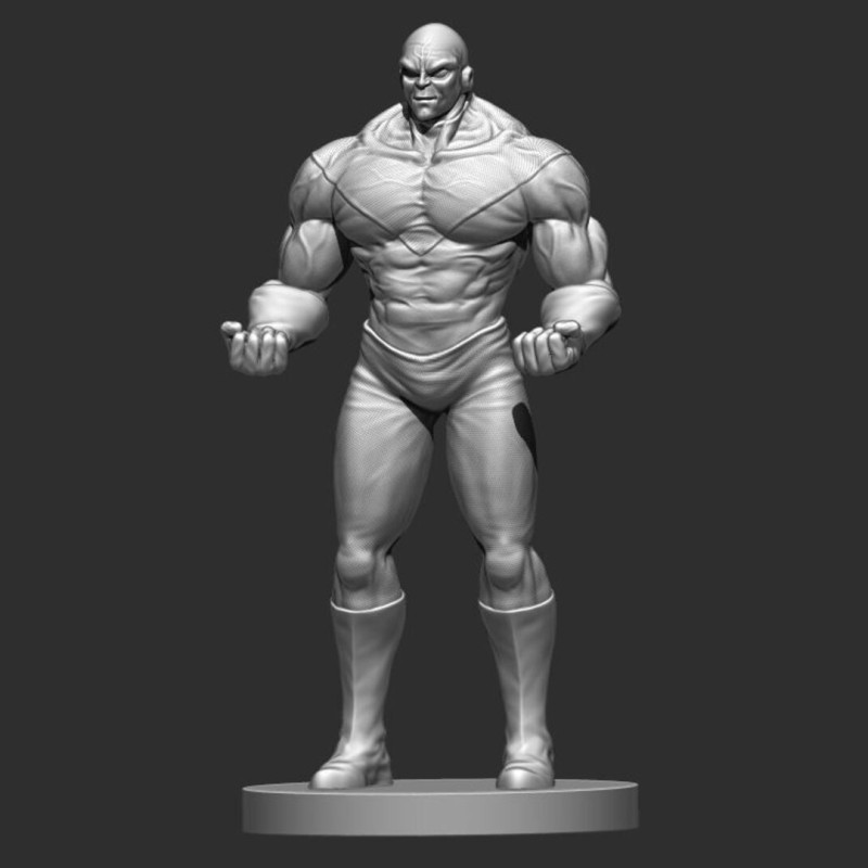 Jiren Dragon Ball Super 3Dプリントモデル .c4d .max .obj .3ds .fbx .stl .blend