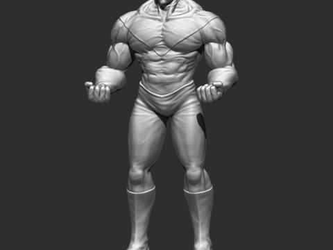 Jiren Dragon Ball Super 3D 프린트 모델