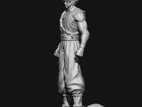 Goku Super Saiyan 3D 프린트 모델