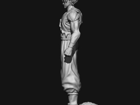 Goku Super Saiyan 3D 프린트 모델