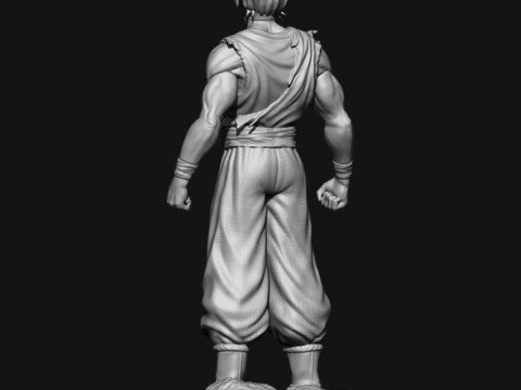 Goku Super Saiyan 3D 프린트 모델