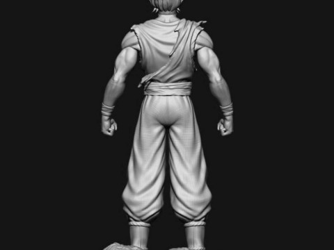 Goku Super Saiyan 3D 프린트 모델