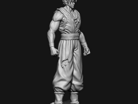 Goku Super Saiyan 3D 프린트 모델