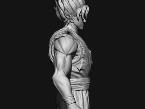 Goku Super Saiyan 3D 프린트 모델