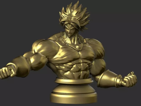 Broly Bust - Dragon Ball FighterZ 3D 프린트 모델