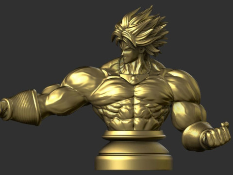 Broly Bust - Dragon Ball FighterZ 3D Принт Модель