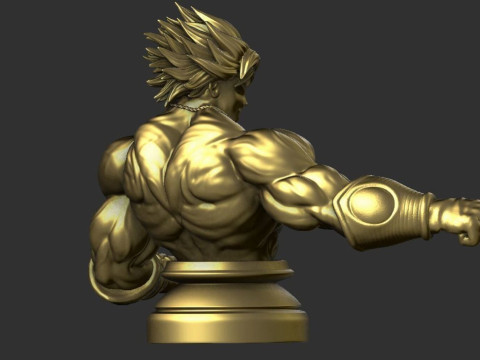 Broly Bust - Dragon Ball FighterZ 3D Принт Модель