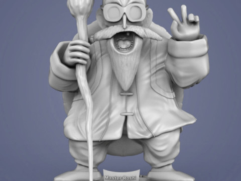 Master Roshi 3D 打印模型