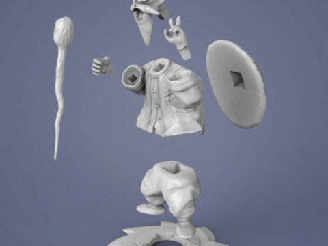 Master Roshi Modelo de impresión 3D