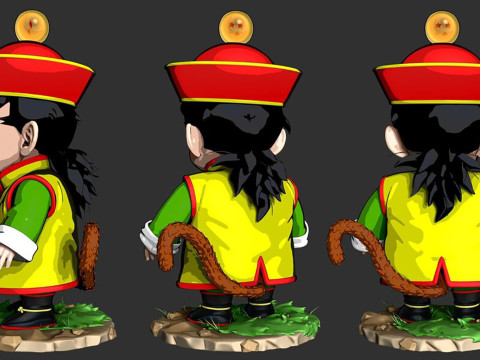 Son Gohan Kid 3D Print Model