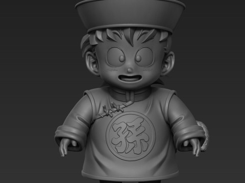 Son Gohan Kid 3D Print Model
