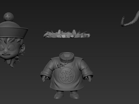 Son Gohan Kid 3D Print Model