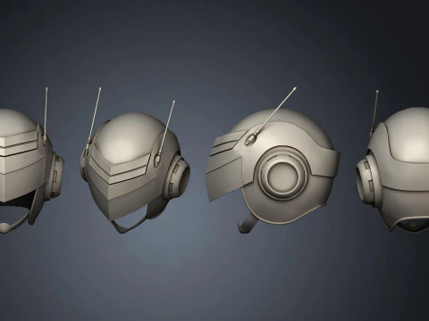 Capacete Saiyaman Gohan Modelo de Impressão 3D