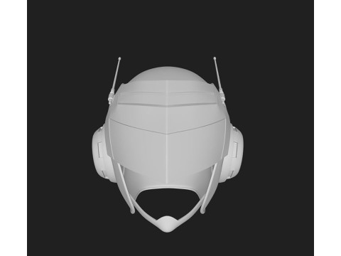 Saiyaman Gohan Helmet Modèles 3D en vedette