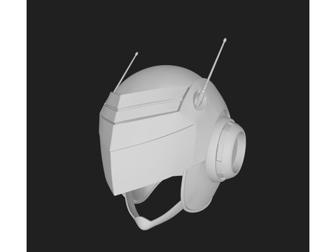 Saiyaman Gohan Helmet Modèles 3D en vedette