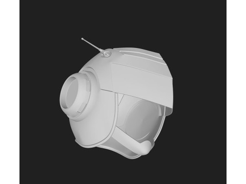 Saiyaman Gohan Helmet Modèles 3D en vedette