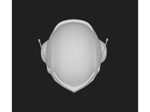 Saiyaman Gohan Helmet Modèles 3D en vedette