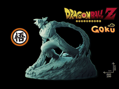 Goku on the stand 3D Принт Модель