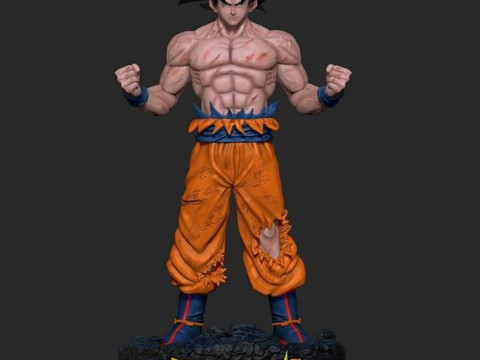 Goku Dragon Ball Super Modello di stampa 3D