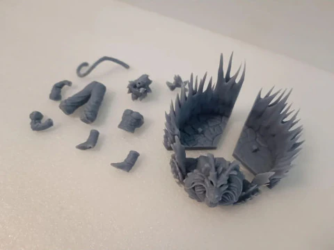 Goku SS4 Statue 3D Print Model